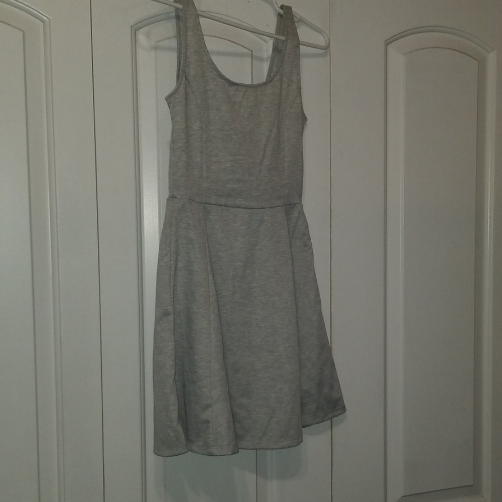 Grey mini dress